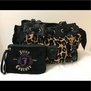 Authentic Juicy Couture Tote with Wristlet